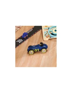 Voiture en bois Old sport Compet’ bleu nuit - Vilac