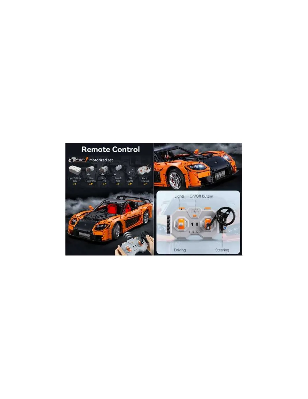 Voiture Mazda RX-7 3305 pièces - CaDA Master