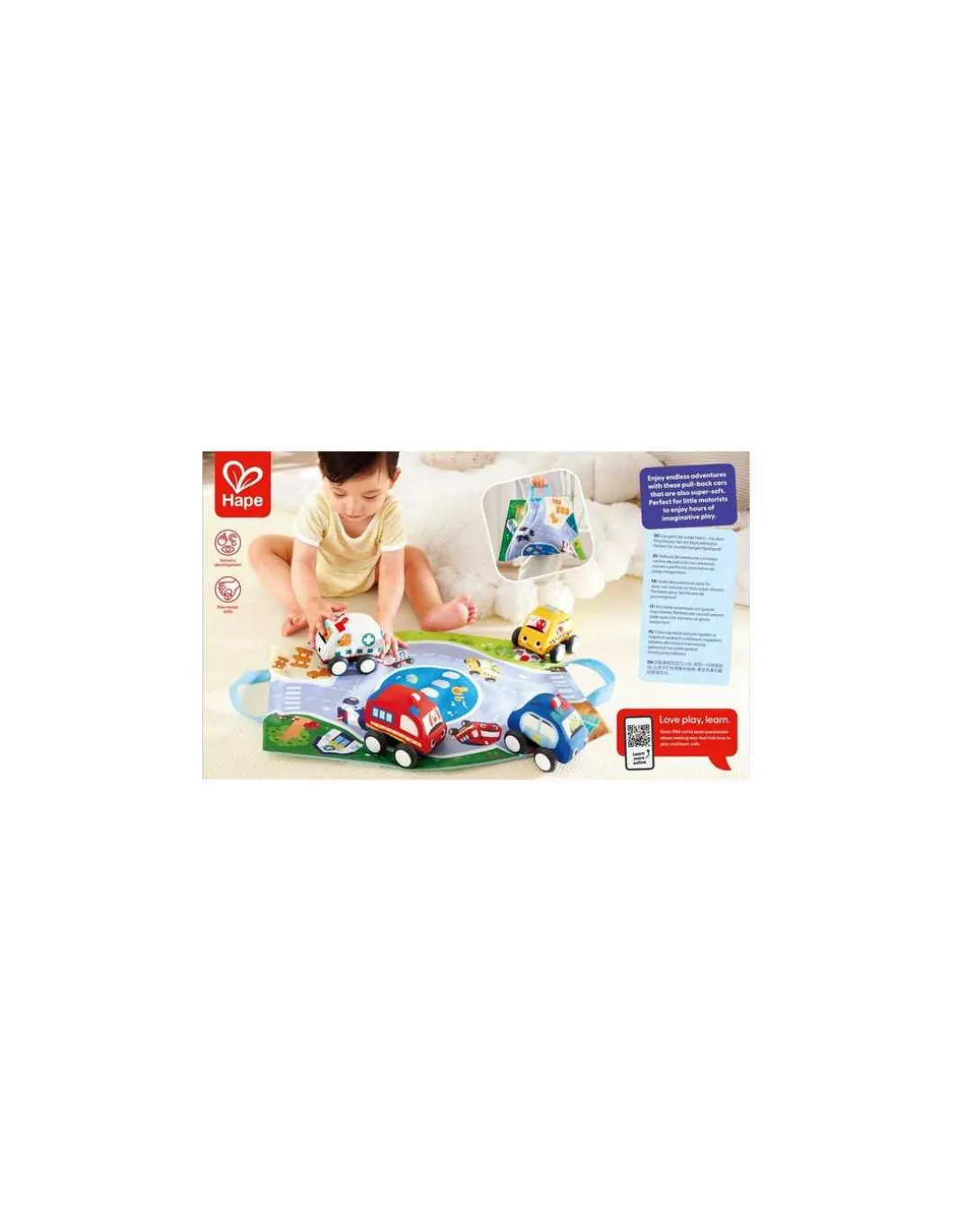 Voitures à rétrofriction et circuit - Hape